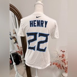 Nike - Derrick Henry White Tennessee Titans T-Shirt Jersey - Size M - White